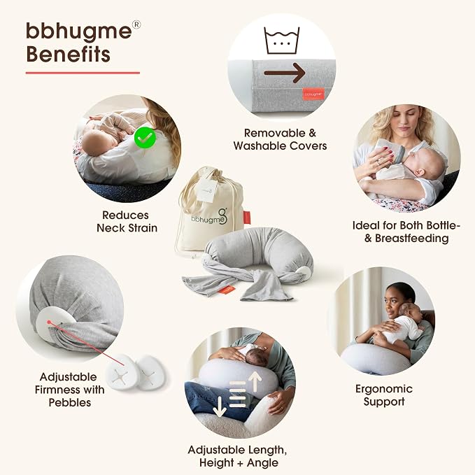 bbhugme Adjustable Nursing Pillow - Image 5