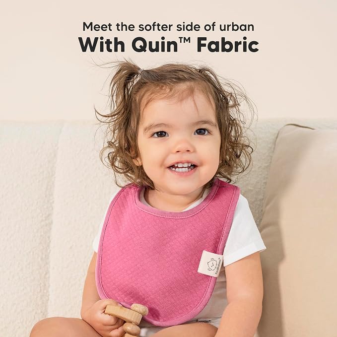 8-Pack Organic Baby Bibs for Girls, Boys - Image 2