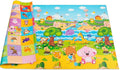 Baby Care Play Mat 73’’ x 49’’ Original One-Piece Reversible Rollable by Baby+Care+Play+Mat