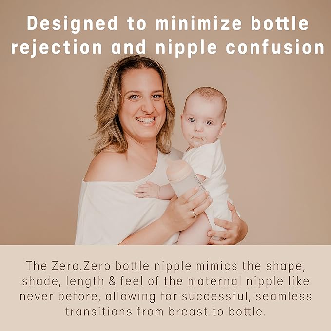 Suavinex Zero.Zero Medium Flow Asymmetrical Silicone Nipple, 2 Pack - Image 3