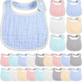Yahenda 24 Pcs Muslin Baby Bibs Bandana Drool Bibs by Yahenda