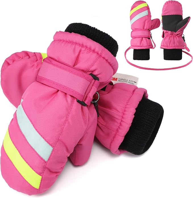F Flammi Toddler Kids Snow Mittens by Flammi