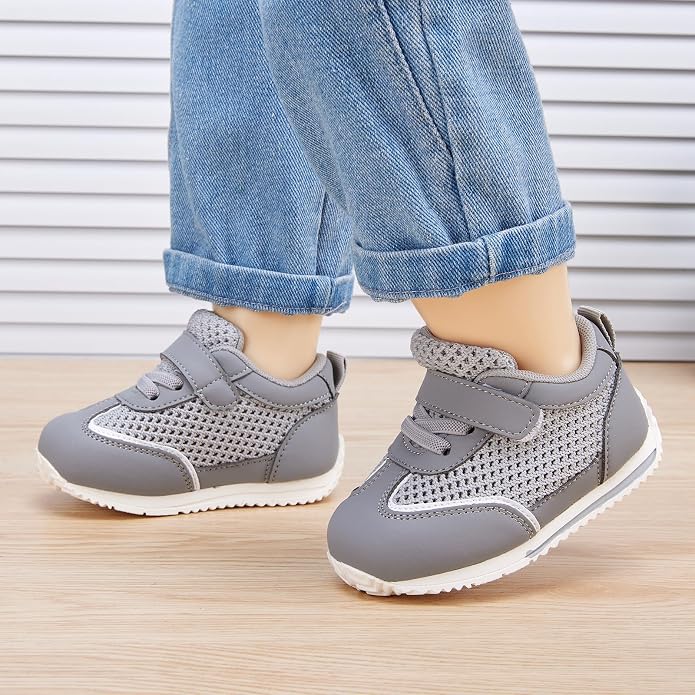 BMCiTYBM Baby Boy Girl Shoes Breathable Mesh Walking Shoes Lightweight Non-Slip - Image 2