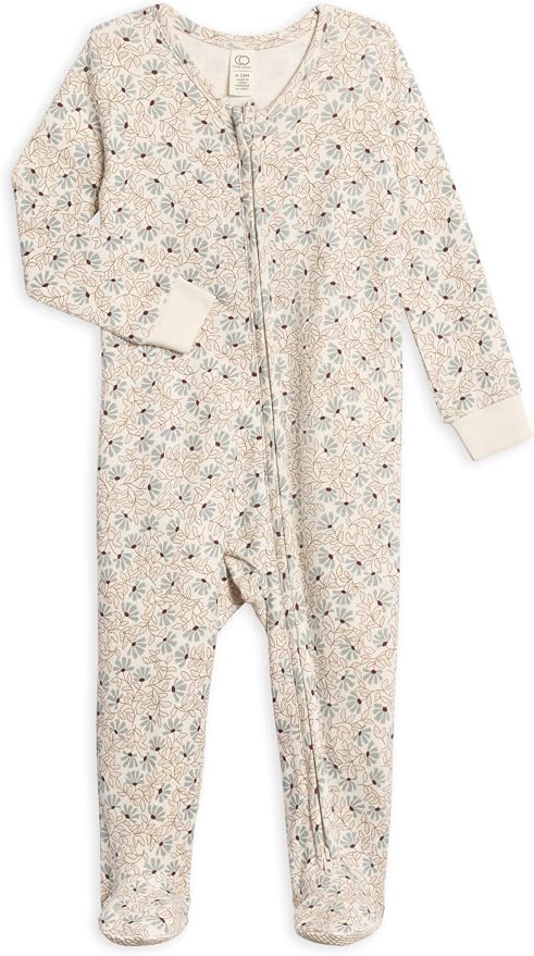 Colored Organics Baby Zip-Up Footed Sleeper by ColoredOrganics