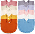 EllieHouse Baby Bibs for Girls Boys 10Pack Muslin Drool Teeth Drooling Teething by EllieHouseVIPBrandExclusive