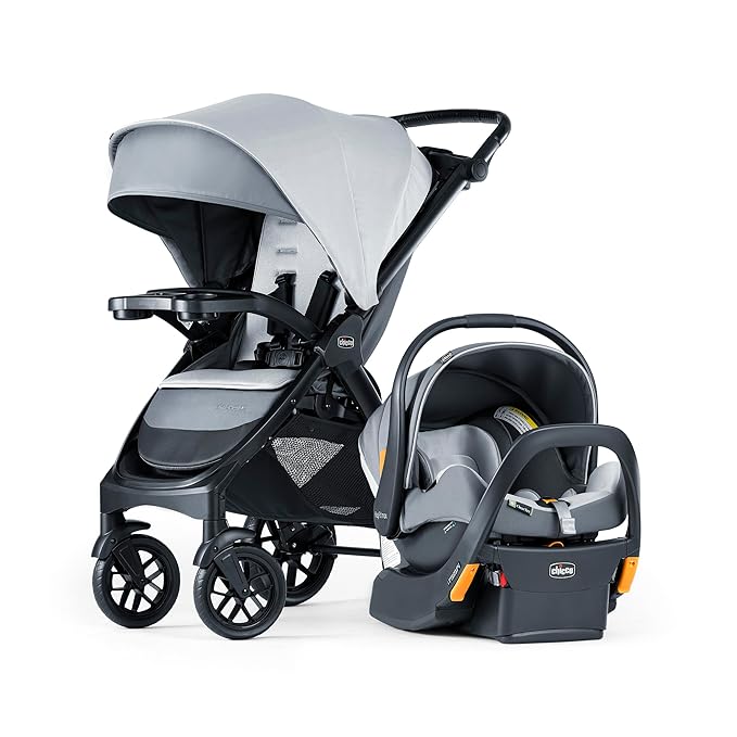 Chicco Bravo LE ClearTex Trio Travel System, Bravo Primo Quick-Fold Stroller by ChiccoUSA
