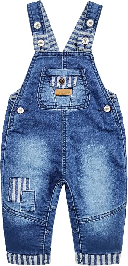 KIDSCOOL SPACE Baby Little Kids Cute Denim Embroidered Fashion Jean Overalls by KidscoolSpaceCallingOutAllTheChildrensDenimLovers