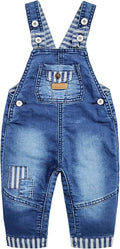 KIDSCOOL SPACE Baby Little Kids Cute Denim Embroidered Fashion Jean Overalls by KidscoolSpaceCallingOutAllTheChildrensDenimLovers