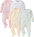 Gerber Baby Girls 4 Pack Sleep 'N Play Footie by Gerber