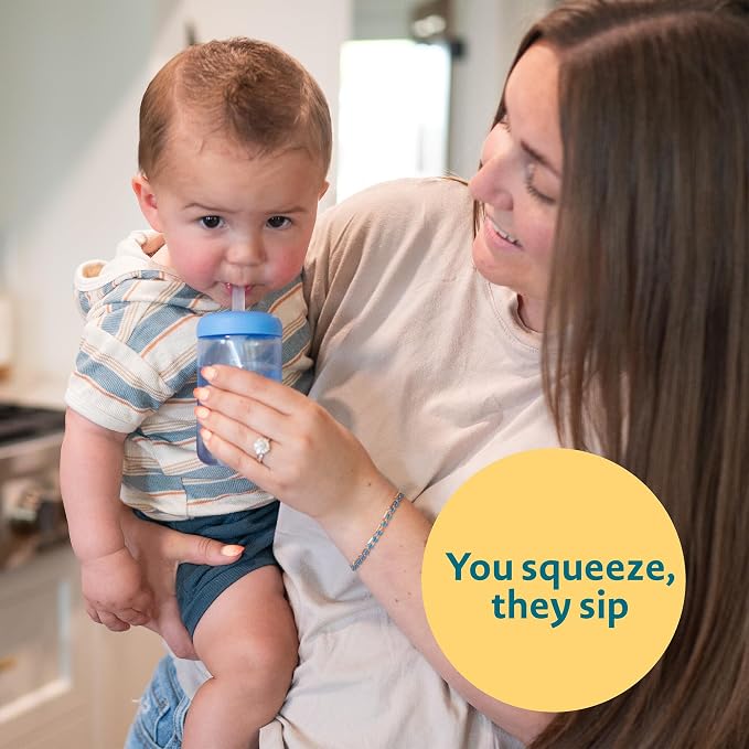 The First Years Squeeze & Sip Toddler Straw Cups - Image 2