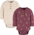 Gerber unisex-baby Baby Boys' and Baby Girls' 2-pack Bodysuits by Gerber