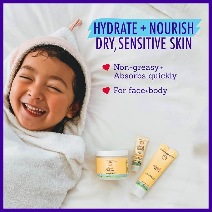 California Baby Calendula Cream | 100% Plant-Based Moisturizer | Lavender Baby - Image 4