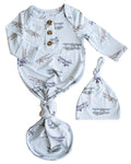 Caden Lane Newborn Knotted Gown by CadenLane