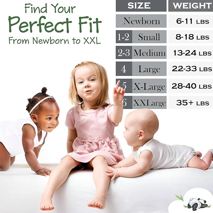 Bamboo Baby Diapers, Totally Chlorine Free - Image 3