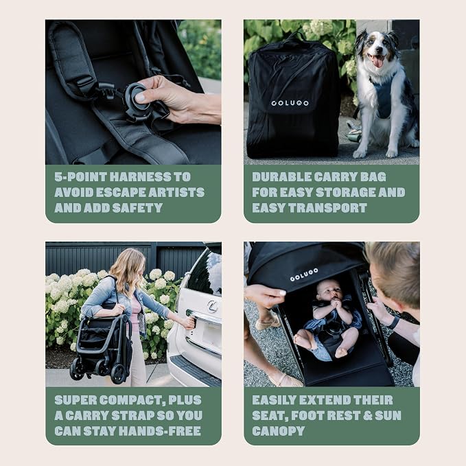 Colugo Compact Stroller+ Lightweight Foldable Travel Stroller - Image 8