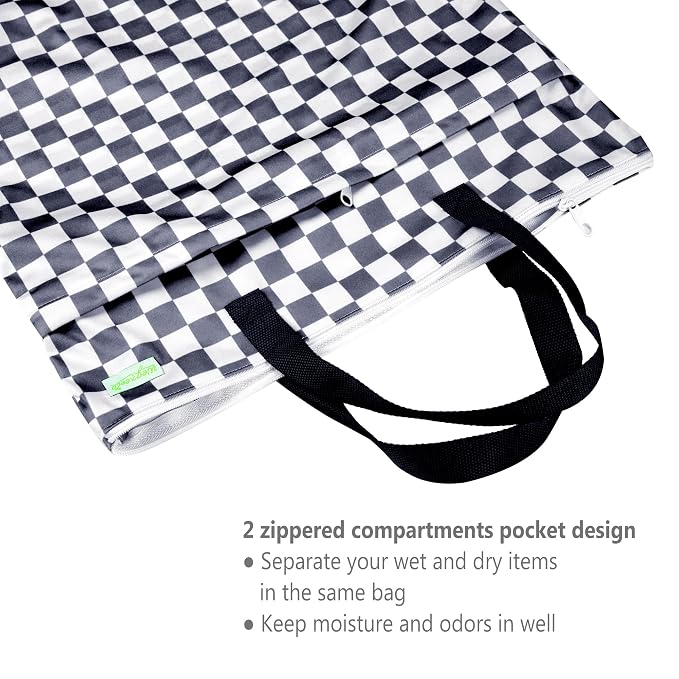 wegreeco Reusable Hanging Wet Dry Cloth Diaper Bag - Image 5