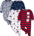 Gerber Baby Boys 4 Pack Sleep 'N Play Footie by Gerber