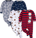 Gerber Baby Boys 4 Pack Sleep 'N Play Footie by Gerber