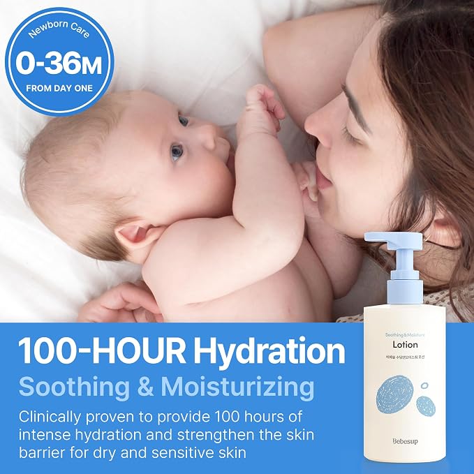 BEBESUP- Daily Hydration Baby Lotion | Korean Skincare - Image 3