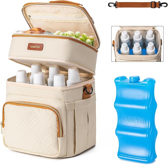 Insulated Breastmilk Cooler Bag by BABEYER