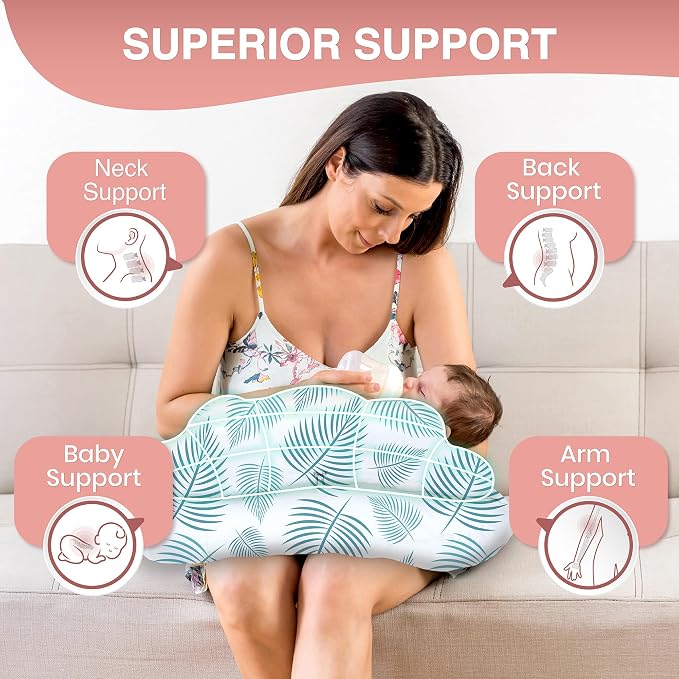 PILLANI Nursing Pillow for Breastfeeding, Breast Feeding Must Haves, Baby Pillow - Image 3