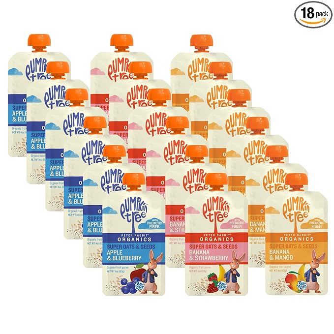 Pumpkin Tree Peter Rabbit Organics Super Oats & Seeds Variety Pack by PumpkinTree