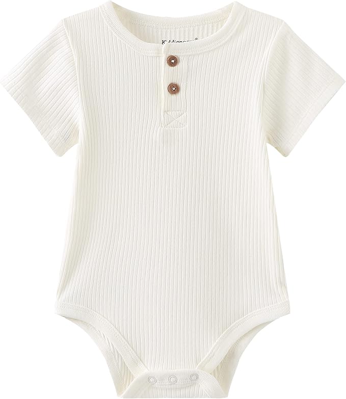 Kiddiezoom Newborn Baby Unisex Cotton One-Piece Bodysuits Baby Gift 5-Pack Baby - Image 2