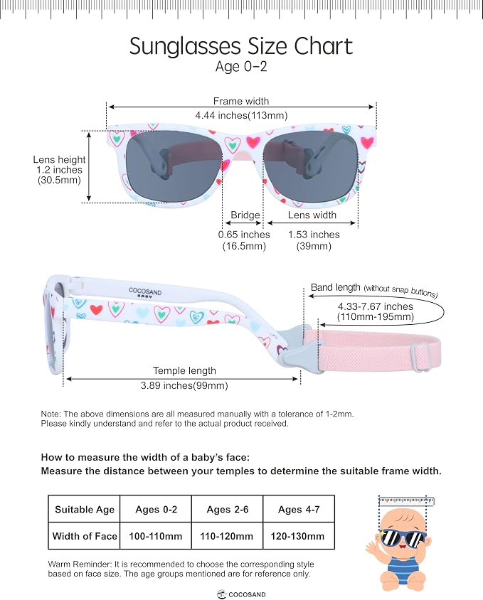 COCOSAND Flexible Baby Sunglasses - Image 5