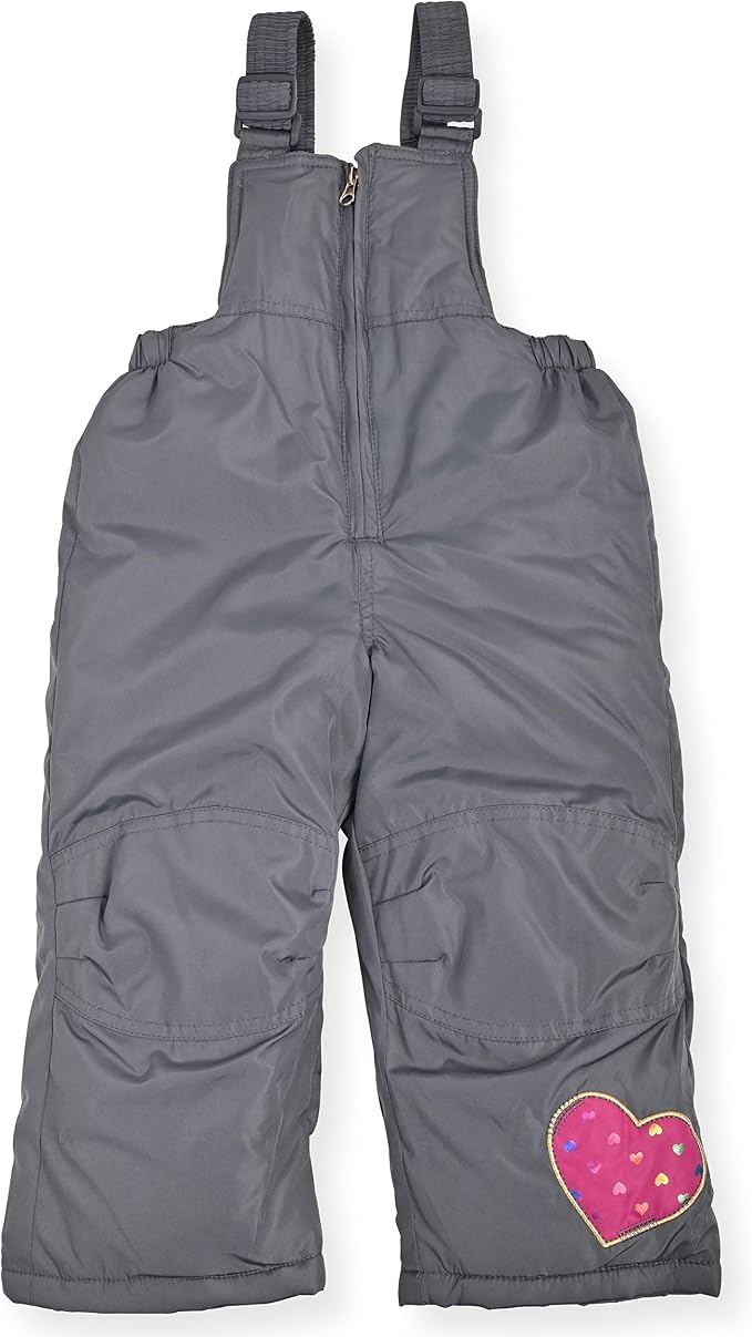 Arctic Quest Little Girls Bib Snow Pants and Ski Jacket Water-Resistant Snowsuit - Image 5