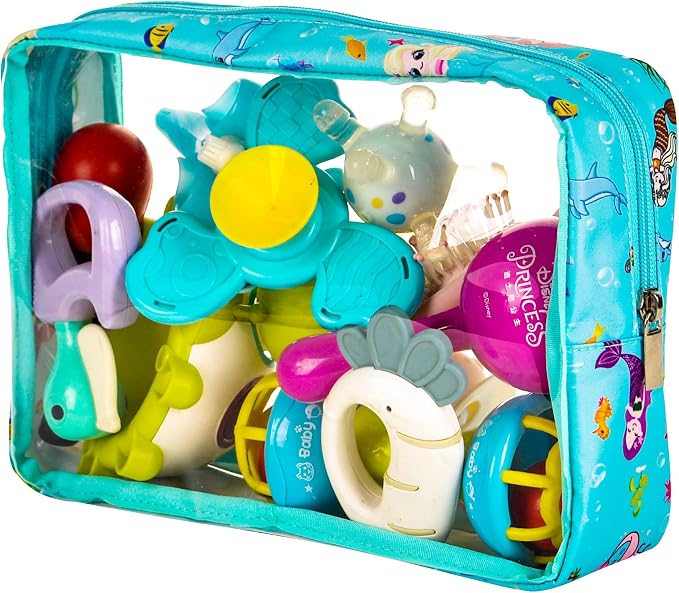 TSA Approved 5-Piece Diaper Bag Organizer Pouch Set Clear Waterproof TPU Kids - Image 8