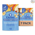Gerber Stage 3 Baby Snacks, Truly Tropical Blend, Fruit & Veggie Melts by Gerber
