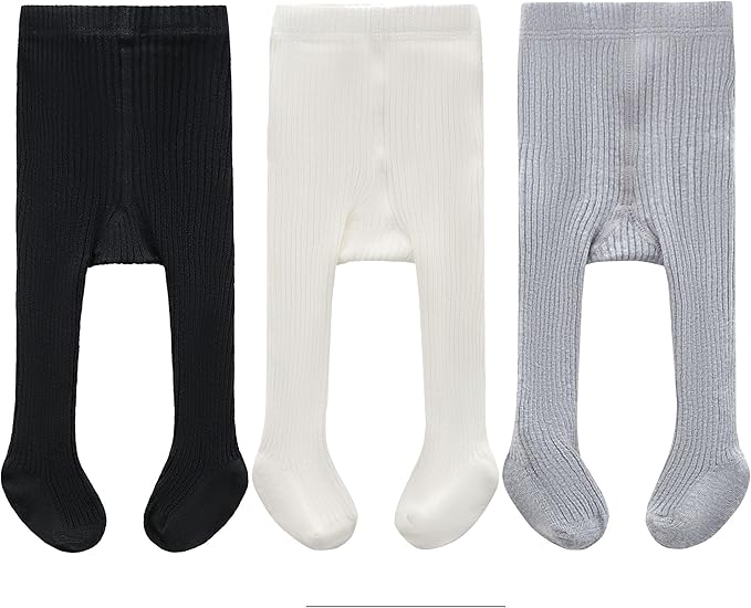 CECORC Baby Girls Tights Toddler Cable Knit Leggings Thick Cotton Infant by CECORC