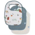 Little Unicorn Premium Classic Bib 3 pack | Adjustable as baby grows | Soft by LittleUnicorn