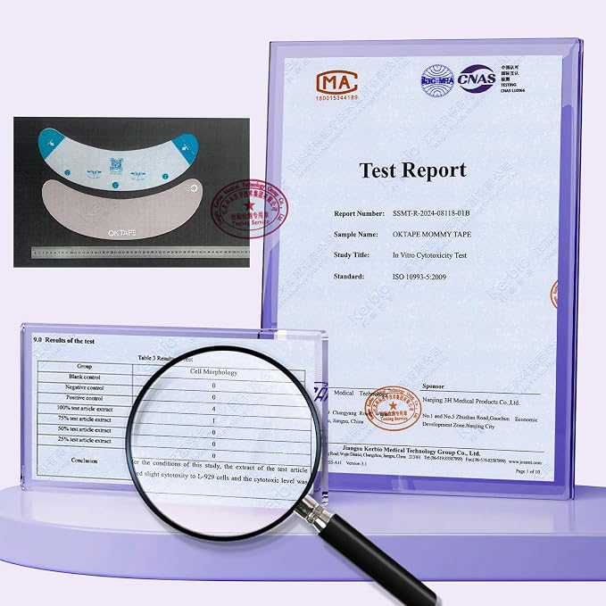 OK TAPE Pregnancy Belly Tape, Hypoallergenic Precut Belly Band Support - Image 9