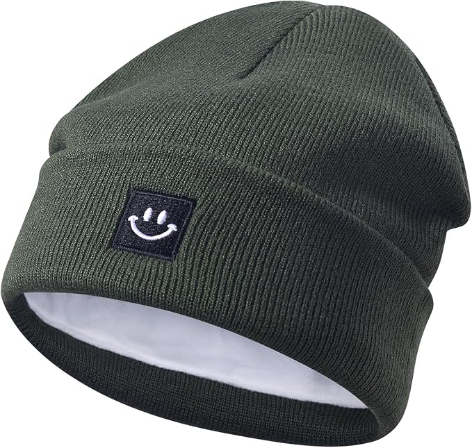 MaxNova 2 Pack Baby Beanie Fleece Lined Knit Toddler Hat - Image 3