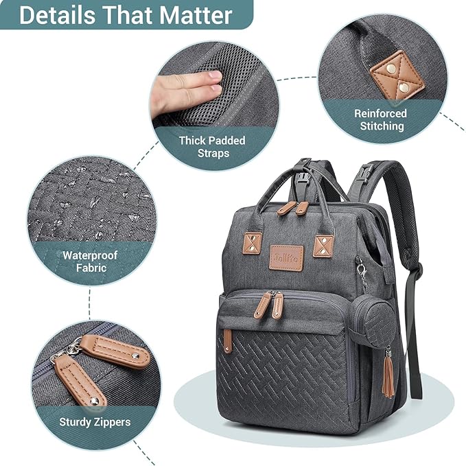 JOLLITO Diaper Bag Backpack - Image 5