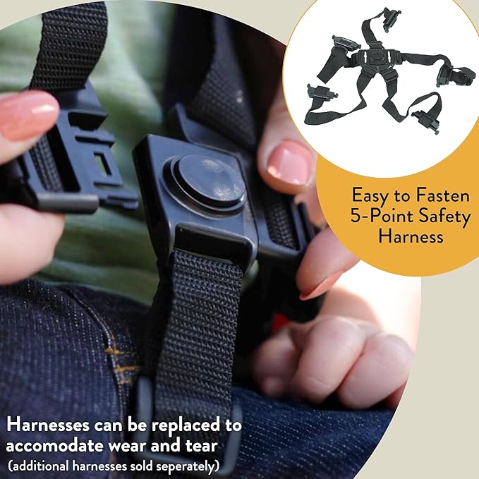 Children’s Factory 4 Passenger Bye-Bye Buggy, Daycare or Preschool Stroller - Image 4
