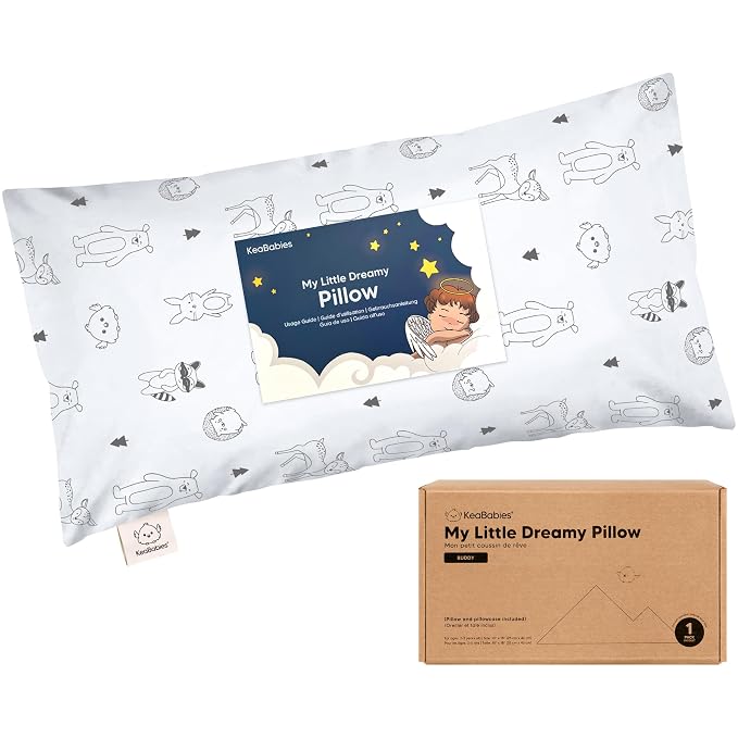 Toddler Pillow with Pillowcase by KeaBabies