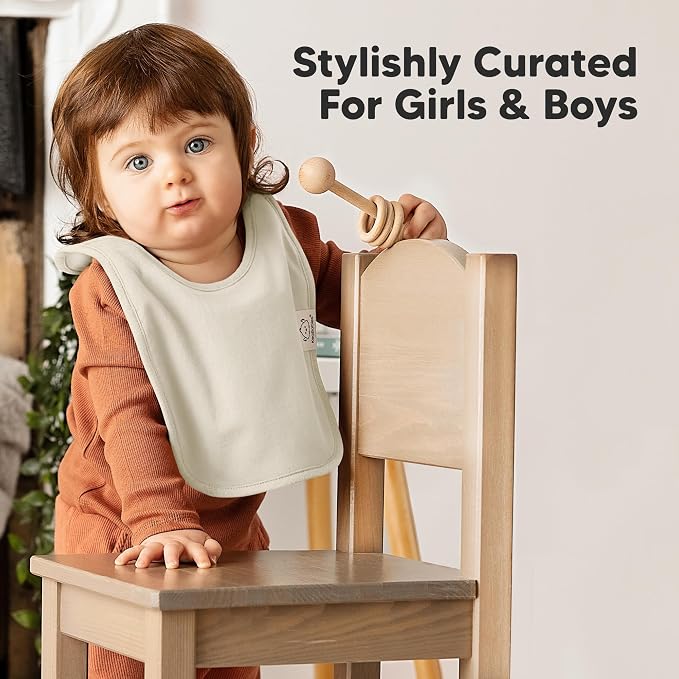 8-Pack Baby Bibs for Boys, Girls - Image 7
