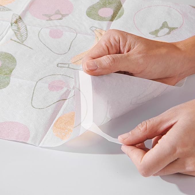 SUNVENO Disposable Baby Placemats – 40 Individually Wrapped Table Mats - Image 5