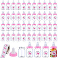 62 Pcs 3.5 Inch Baby Mini Milk Bottle Baby Shower Favor by PINKXHY