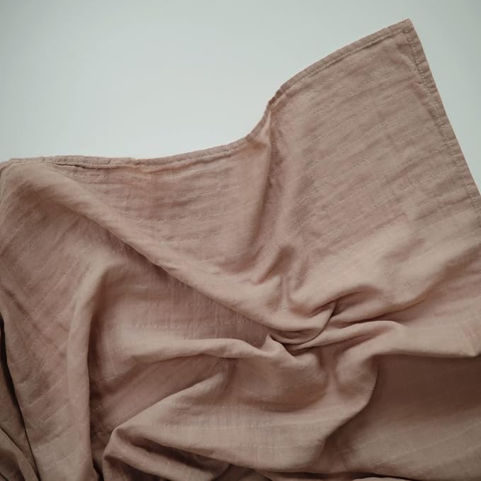 mushie Muslin Baby Swaddle Blanket | 100% Organic Cotton - Image 2