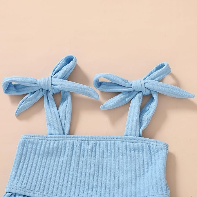 YOUNGER TREE Toddler Girls Two Pieces Swimsuit Color Block Stripe Swimwear - Image 4
