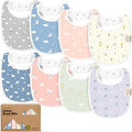 8-Pack Organic Baby Bibs for Boys, Girls by KeaBabies