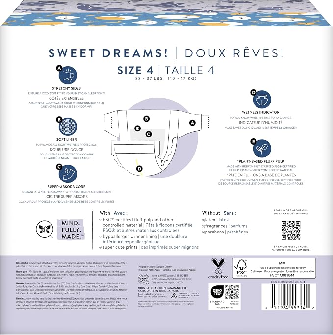 The Honest Company Clean Conscious Overnight Diapers - Image 9