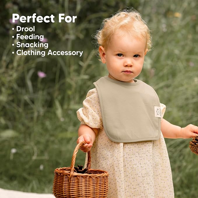 KeaBabies 8-Pack Organic Baby Bibs - Image 8