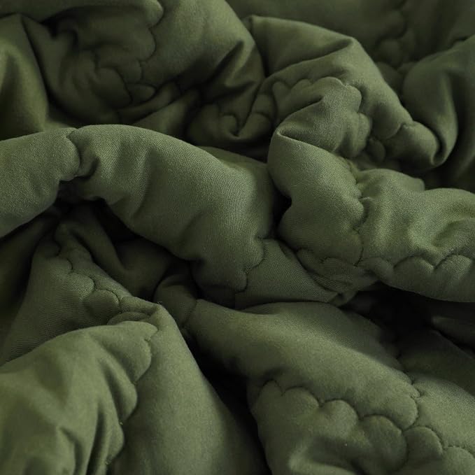 NTBAY Down Alternative Toddler Comforter, Lightweight and Warm Solid Color Baby - Image 7