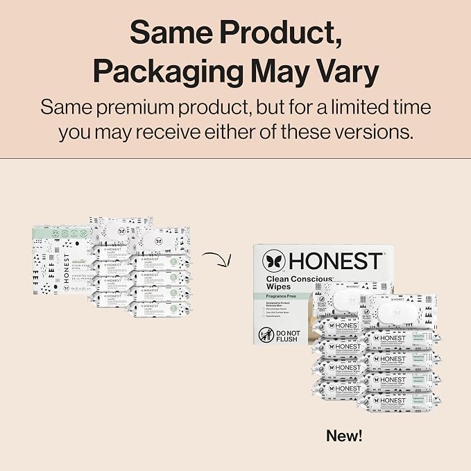 The Honest Company Clean Conscious Multi-Use Wipes, Unscented Hypoallergenic - Image 2