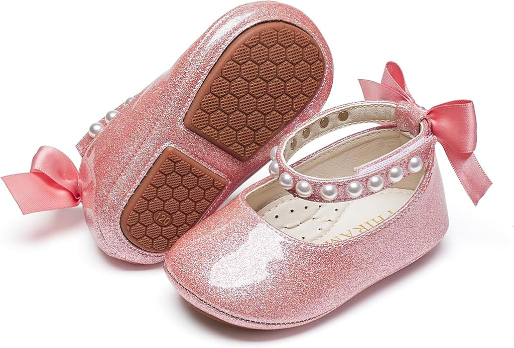 Baby Girls Mary Jane Flats by PHIRAMIN