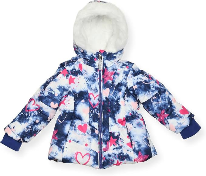 Arctic Quest Little Girls Bib Snow Pants and Ski Jacket Water-Resistant Snowsuit - Image 5